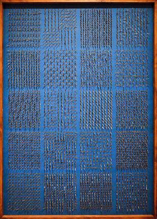 In 1967, Czech artist, Bela Kol&#xe1;rov&#xe1; found a way to make office supplies into art and made space for herself in the realm of 20th century abstract art. Photo: Adel Gorgy