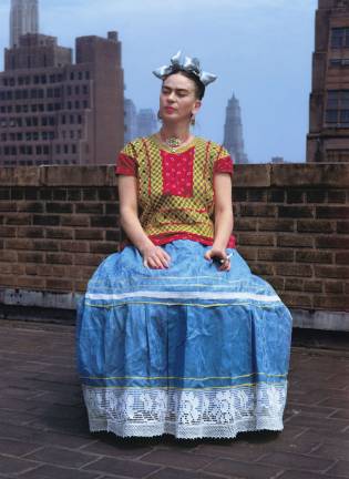 Nickolas Muray. &quot;Frida On The Rooftop, New York,&quot; 1946. Courtesy of Throckmorton Fine Art