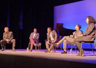 “Playing Othello” actors panel. Photo courtesy of David Stone, Columbia University