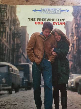 Bob Dylan in the Village on his second album cover. Photo: Jon Friedman