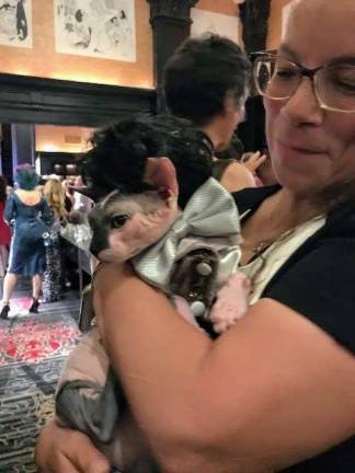 Canolli as Sweeney Todd at the Algonquin Cat's Annual Celebration. Photo: Charmaine P. Rice
