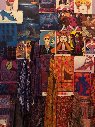 Detail of mood board for Anna Sui's Poptimistic collection (Fall 2019).