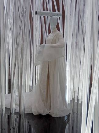Installation, China: Through the Looking Glass with Jean Paul Gaultier's La Mari&#xe9;e Ensemble. Photo: Adel Gorgy