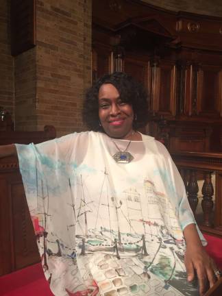 &quot;We are listening to where the soul aches,&#8221; says The Rev. Jewelnel Davis, Columbia University chaplain. Photo: Christopher Moore