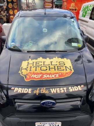Hell’s Kichen Hot Sauce vehicle. Photo: Zoe Kava