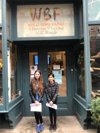 Lily and Emma of Lily and Emma Wildlife Fund. Photo courtesy of Emma and Lily