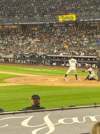 <b>Not even American League Home Run King Aaron Judge Could Save the Yankees on a dreary late May game when our Public Eye columnist made his first return to the stadium in 2023.</b> Photo: Jon Friedman