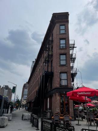 Ivy Brown’s gallery is in a triangular building in the Meatpacking District. Photo: Nathan Hughes