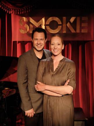 Paul Stache and MollyJohnson of Smoke Jazz Club. Photo: James Katz