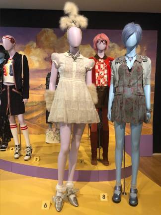 Front: From Anna Sui's Schoolgirl collection (Spring 1994).