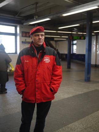 Curtis Sliwa of the Guardian Angels pushes back against the critics. Photo: Nancy Sliwa