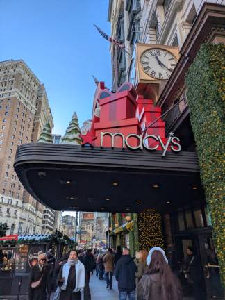 A tourist was stabbed in a random attack in a Macy’s bathroom on Thursday, Dec. 11. Police have arrested Kerri Aherne, 43, in connection with the crime.