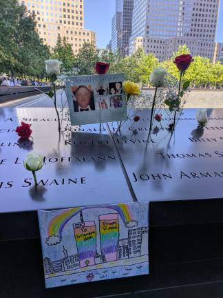 “To Grandpa Don from Vienna.” Donald H. Gregory, 62, worked for Cantor Fitzgerald, died on 9/11.