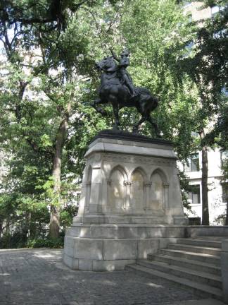 Joan of Arc in Riverside Park. Photo via Wikimedia Commons