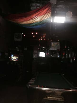 The Candle Bar&#x2019;s iconic flag. Photo: Logan Hendrix