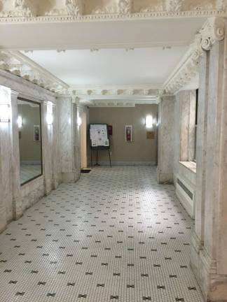 A newly refurbished hallway at Capitol Hall. Photo: Silas White