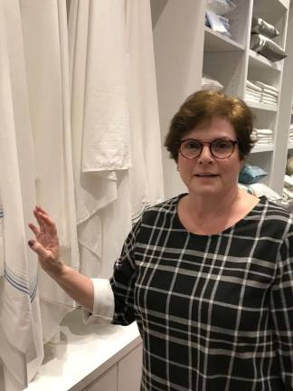 Esther Eaton, CEO of Gracious Home, at the SoHo store. Photo courtesy of Gracious Home