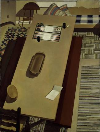 Charles Sheeler, Americana, 1931, oil on canvas. Metropolitan Museum of Art, New York, Edith and Milton Lowenthal Collection, bequest of Edith Abrahamson Lowenthal, 1991.