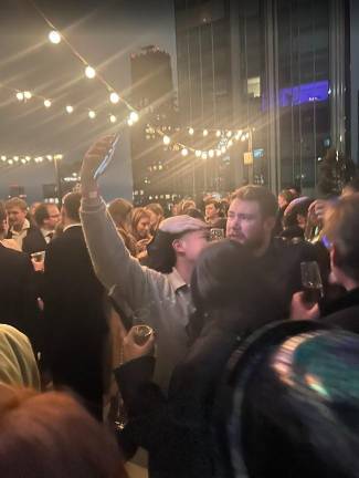 Arlo No Mad, not far from the Empire State Building, attracted a full house to its rooftop New Year’s Eve party