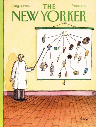 Chast's first cover for The New Yorker (1986)