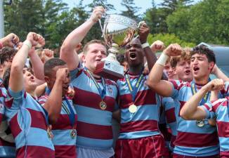 The statewide champs. Padraig Long ‘24, Medhi Merah ‘24, and Maseah Young ‘23 were selected to the U18 team this year. They competed in the Netherlands in July.