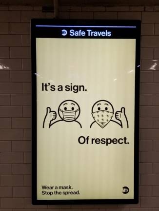 Subway sign.