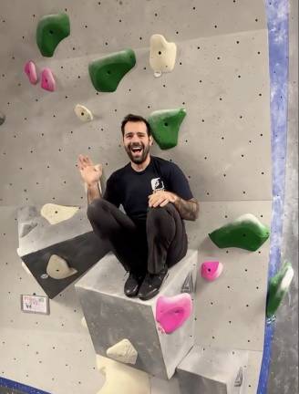 Central Rock Gym Manhattan manager Allan.