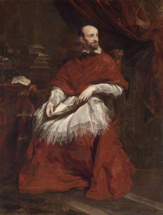 Anthony van Dyck (1599&#x2013;1641). Cardinal Guido Bentivoglio, 1623. Oil on canvas. Galleria Palatina, Palazzo Pitti, Florence.