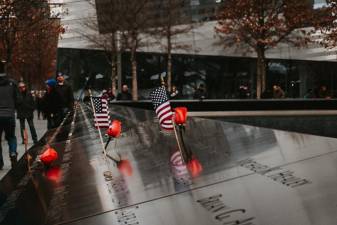 The 9/11 memorial. Photo: Jörg Schubert, via Flickr.