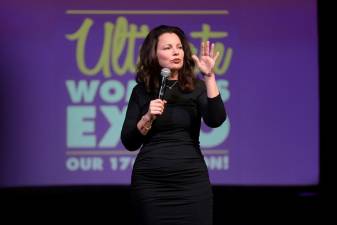 Fran Drescher, the one time star of the comedy The Nanny in the 1990s, since 2021 has been president of the SAG-AFTRA and is a leading union organizer. Photo: Wikimedia Commons