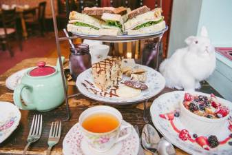 Tea time at Alice’s. Photo: Haley Fox