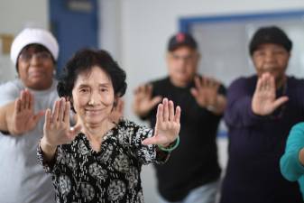 GuildCare Tai Chi class. Photo courtesy of Lighthouse Guild