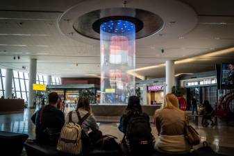 At the new Terminal B at LaGuardia Airport in May. Photo: Phil Roeder, via Flickr