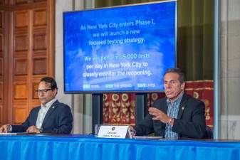 At Governor Andrew Cuomo’s daily press briefing on Sunday, June 7, 2020.