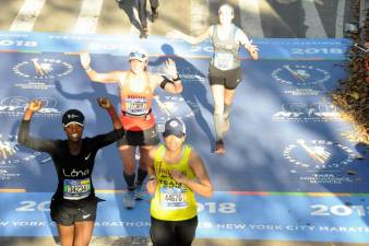 At the 2018 NYC Marathon. Photo: Nicki Dugan Pogue, via Flickr