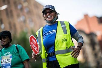 Striders coach Nereida Munoz. Photo: New York Road Runners