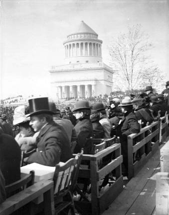 An April 27, 1897 photo taken at the dedication of Grant's Tomb in Morningside Heights. It’s unlikely the occupant of the tomb will be evicted any time soon. But President Ulysses S. Grant is now under fire from critics who point to an order he issued as commanding general of the U.S. Army during the Civil War that expelled the Jews from Kentucky. Photo: Circle Century Collection, via Wikimedia Commons