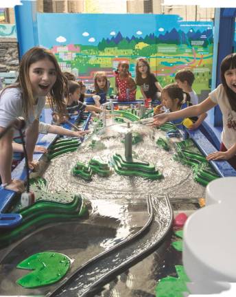 &#x201c;Dynamic H20,&#x201d; which explains how water from the Catskill Mountains reaches New York City, is a permanent exhibit at the longtime home of the Children&#x2019;s Museum of Manhattan on West 83rd Street. The museum is moving to the landmark First Church of Christ, Scientist on Central Park West and 96th Street in 2021, Photo: John Smock / Children&#x2019;s Museum of Manhattan
