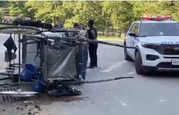 A teen died after he was tossed from a horse drawn carriage that overturned in Central Park shortly after 2:45 p.m. on June 17.