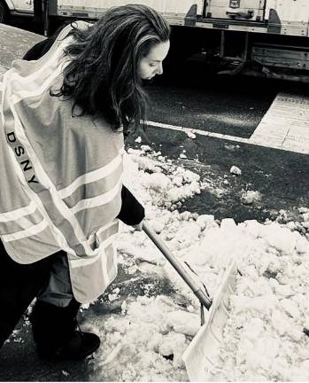 After waiting a full day to get her ID card, our intrepid reporter was hard at work the next morning at 8 a.m.