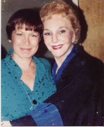 Schulman with Mary Martin. Photo courtesy of Susan L. Schulman