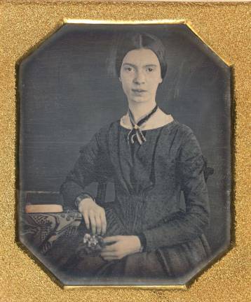 Emily Dickinson,&#xa0;daguerreotype, ca. 1847. Amherst College Archives &amp; Special Collections. Gift of Millicent Todd Bingham, 1956.