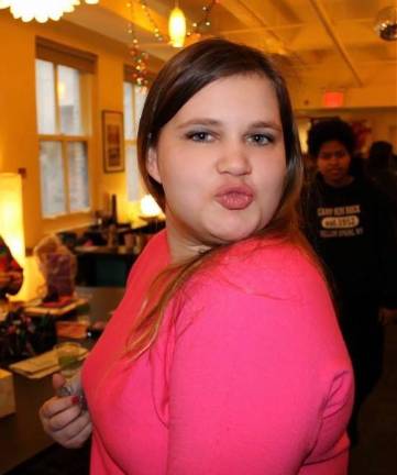 The author’s Gen Z daughter Meg, who favors pink. Photo courtesy of Lorraine Duffy Merkl