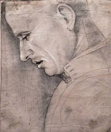 A pensive portrait, "Head of a Man in Profile" by Luca Signorelli in the 1490s is still so fresh, it looks like someone you might see today. Photo: Adel Gorgy