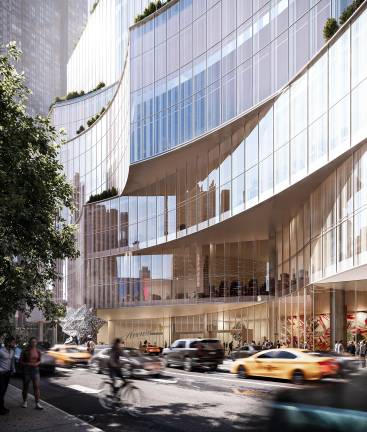 The Avenir 41st Street entrance.