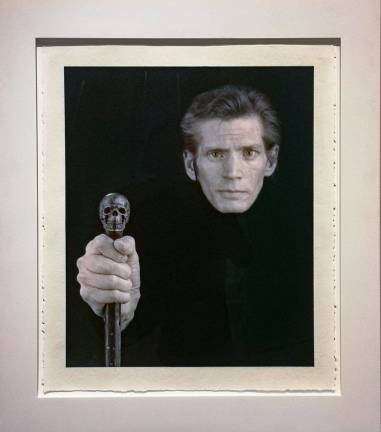 Robert Mapplethorpe, “Self Portrait,” 1988, Platinum-palladium print, Solomon R. Guggenheim Museum, New York, Gift, The Robert Mapplethorpe Foundation © Robert Mapplethorpe Foundation. Used by permission. Photo: Adel Gorgy.