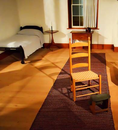 Quietude fills a room made by Shakers who gave &#x201c;hands to work, hearts to God.&#x201d; Photo: Adel Gorgy