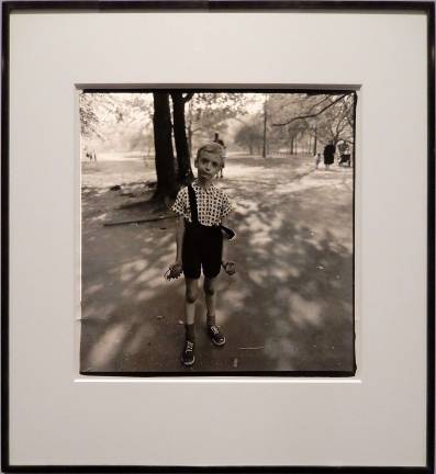 Diane Arbus, Child with a toy hand grenade in Central Park, N.Y.C. 1962. Photo by Adel Gorgy