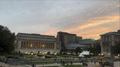 Columbia University campus. Photo: Gabrielle Ferrigine