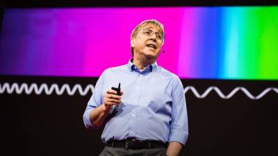 David J. Brenner at a TED talk in 2017.